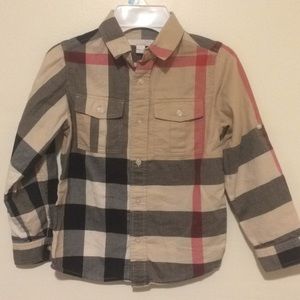 Burberry Check Nova boys shirt